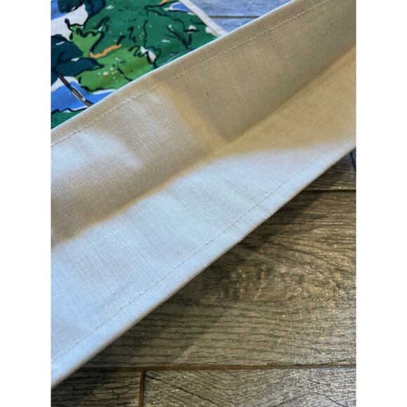 PGA Tour Golf Tote Bag Canvas Artist Signed Wood Handles Art Collectible New Vtg - Picture 7 of 9